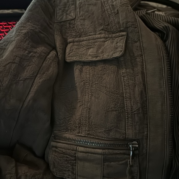 Anthropologie Marrakech Faux Leather Flight Jacket - Picture 7 of 8